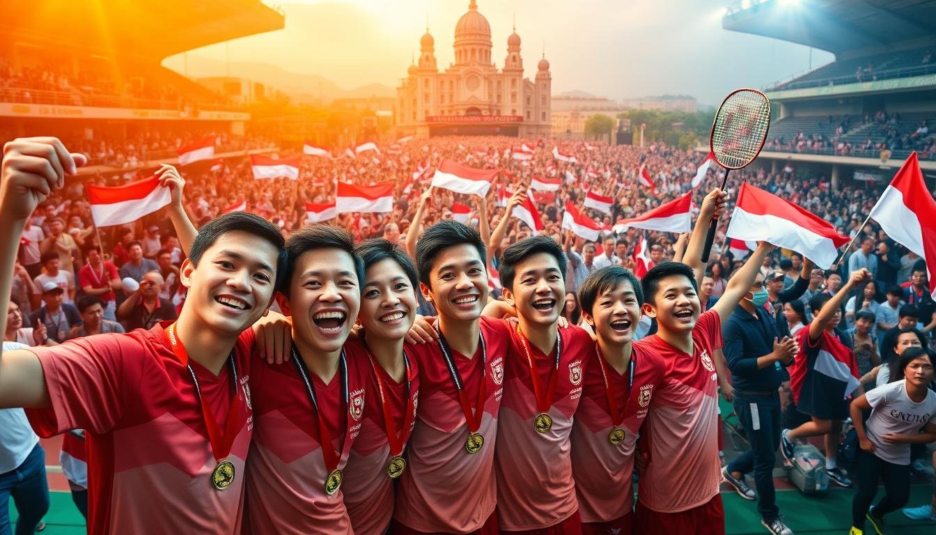 Indonesia Raih Emas di Cabang Bulu Tangkis