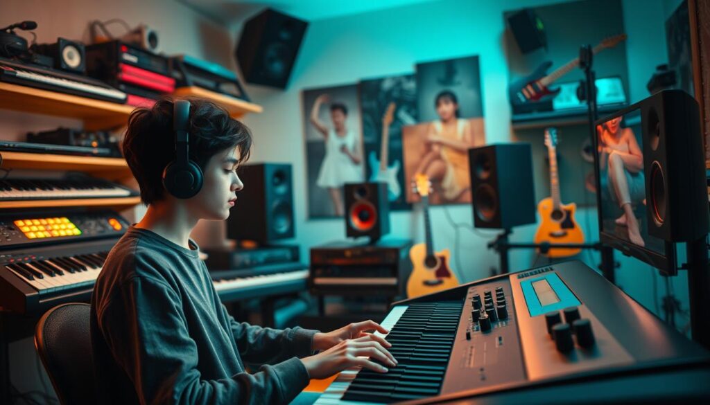 belajar musik pop