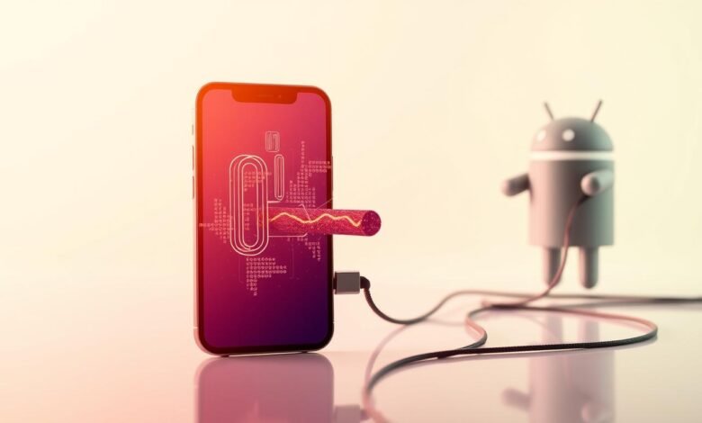 transfer data iphone ke android